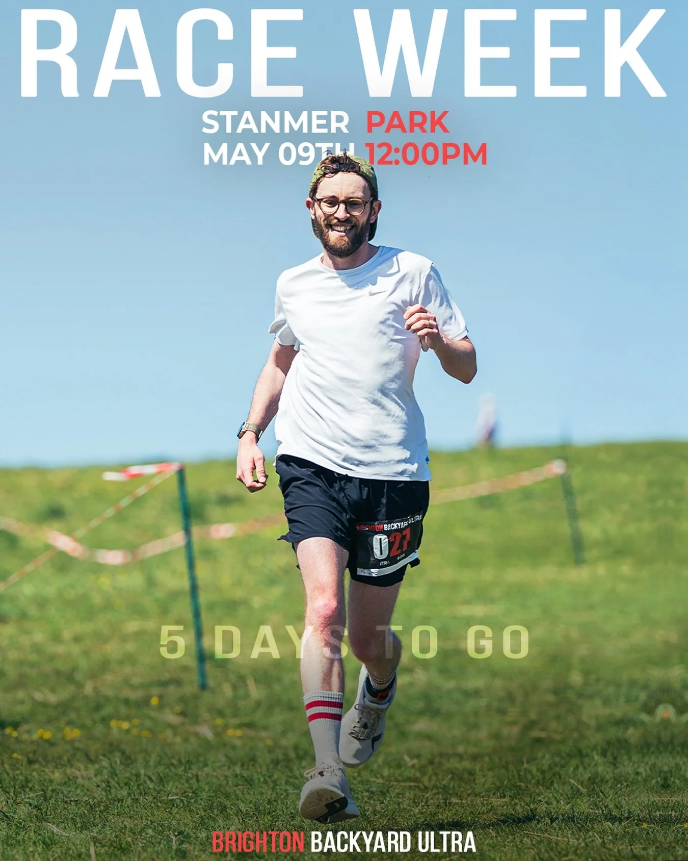 ⚡ RACE WEEK IS HERE&hellip; BRIGHTON BACKYARD ULTRA 2026!

🏃&zwj;♀️ We&rsquo;re just days away from heading back to Stanmer Park for the third Brighton Backyard Ultra, and we can&rsquo;t wait to welcome you all to the start line!

🕒 Registration wi
