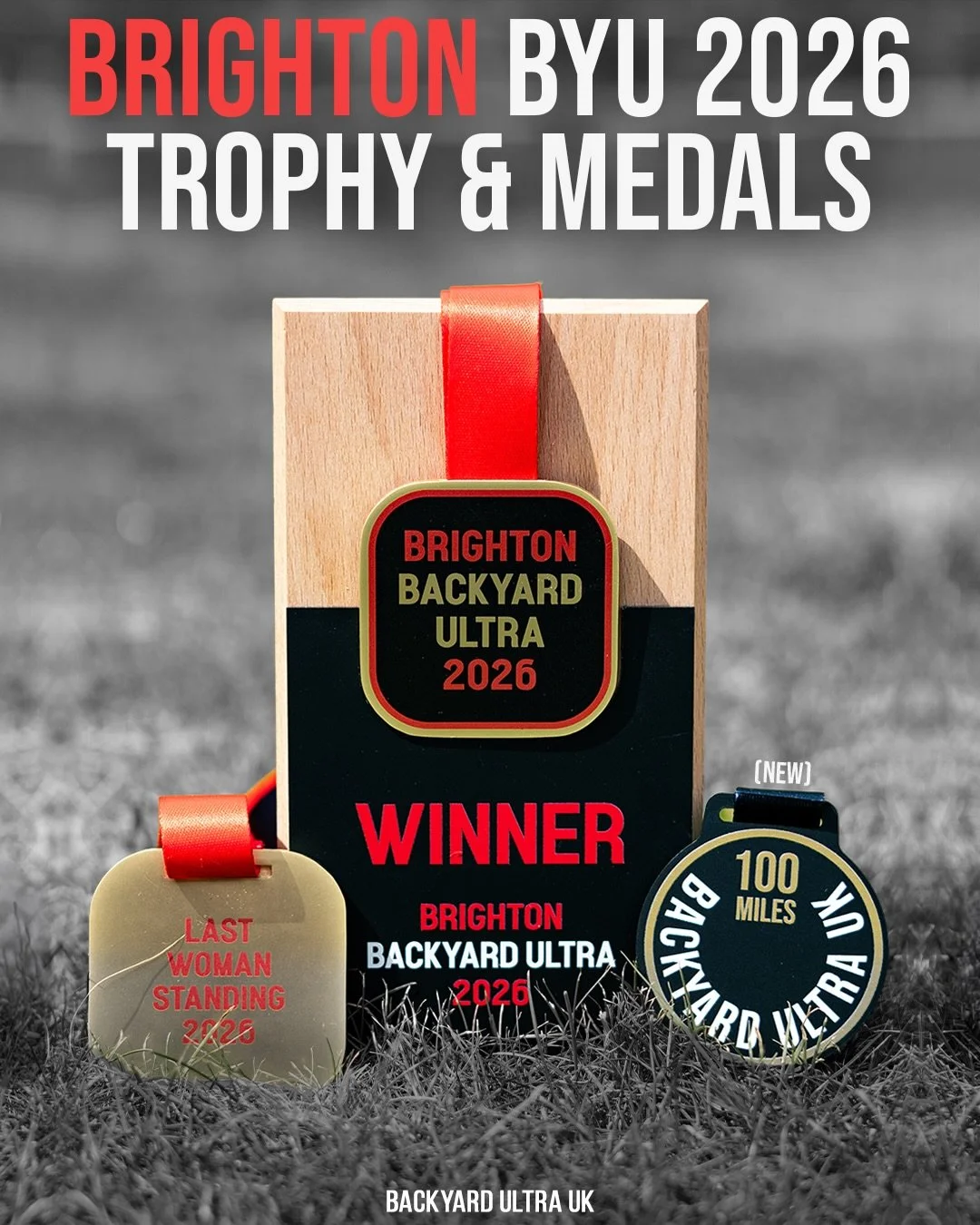 🏅A FIRST LOOK AT YOUR BRIGHTON FINISH LINE REWARDS&hellip;

🌿 We&rsquo;re excited to introduce the Brighton Backyard Ultra 2026 medals and trophies &ndash; designed to reflect the spirit of the Backyard format and what it means to go lap after lap.