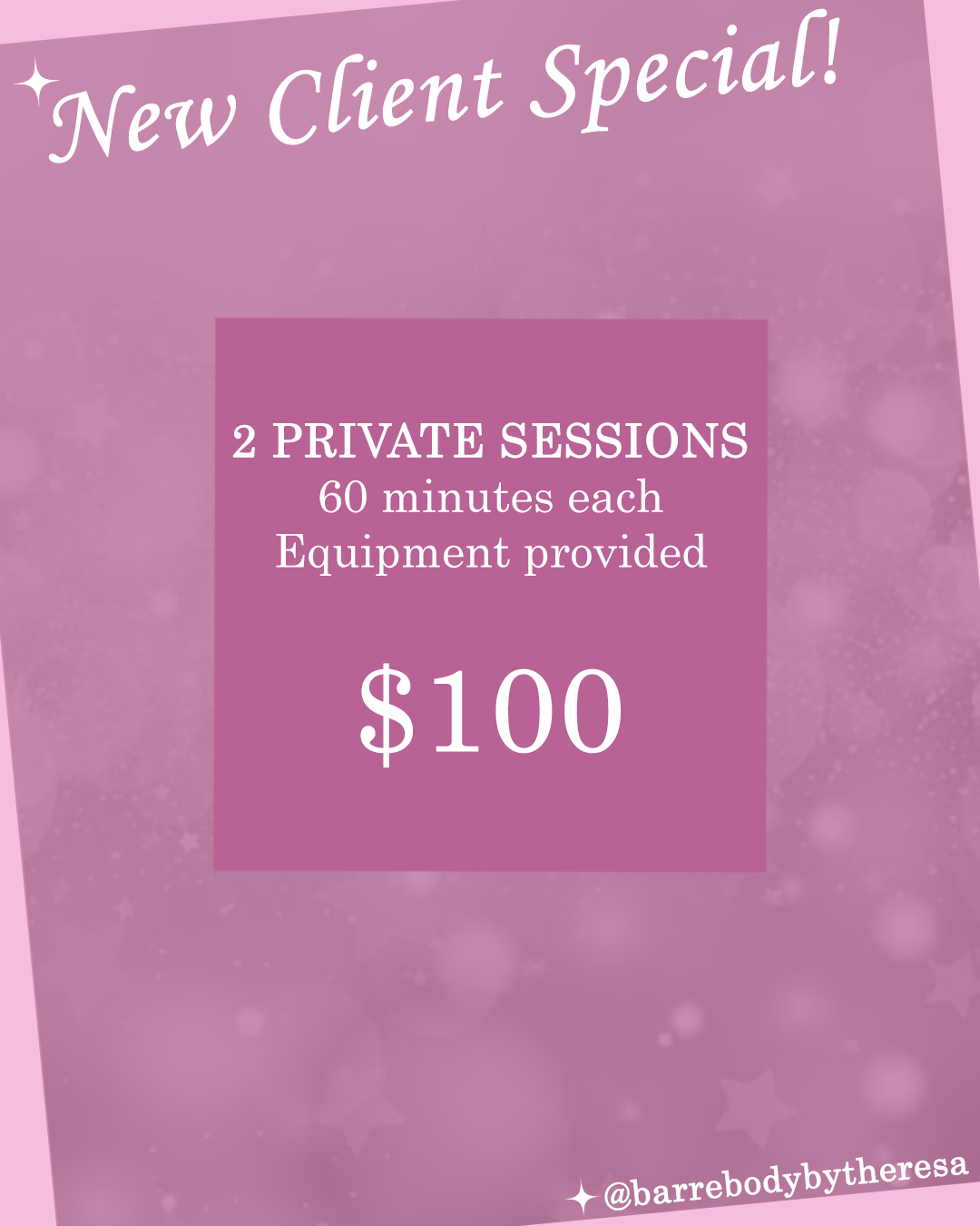 New Client Special
