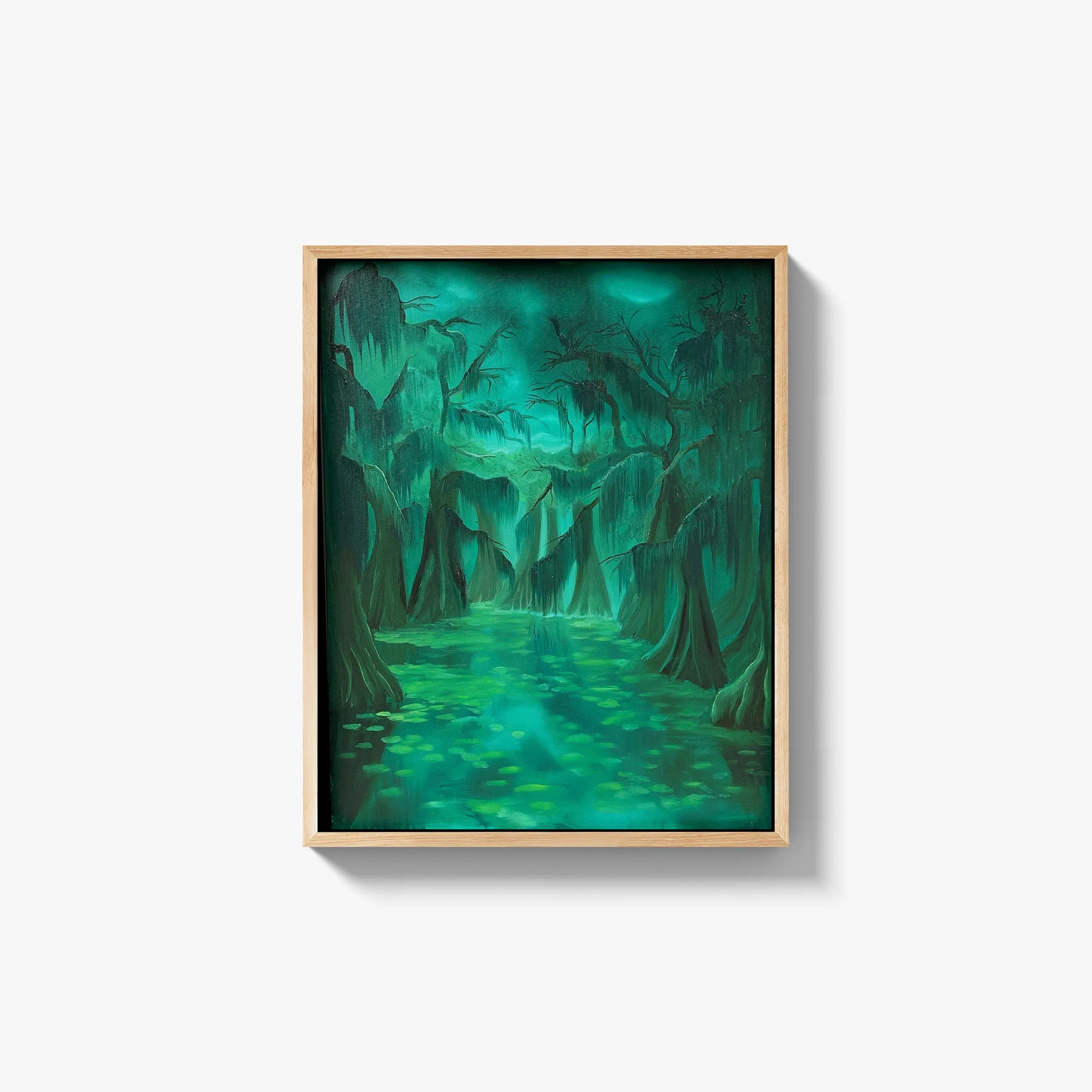 Midnight Assembly (16 x 20 in); oil on canvas (SOLD)