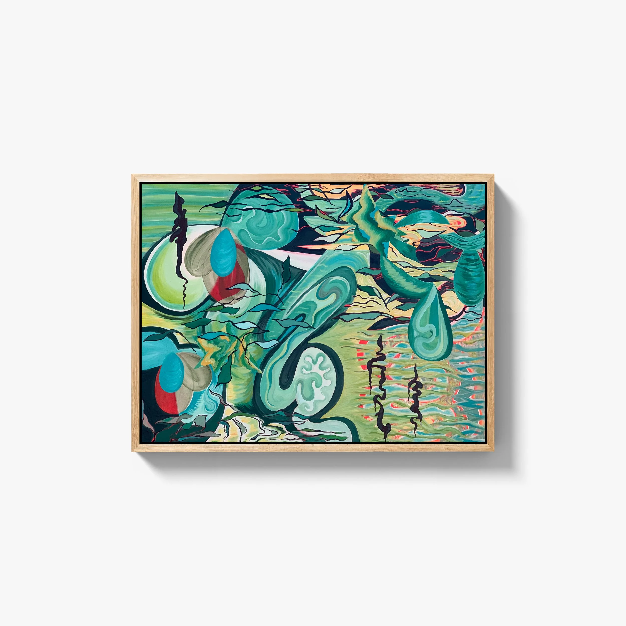 Convergence
(40 x 30 in); Acrylic on canvas (SOLD)