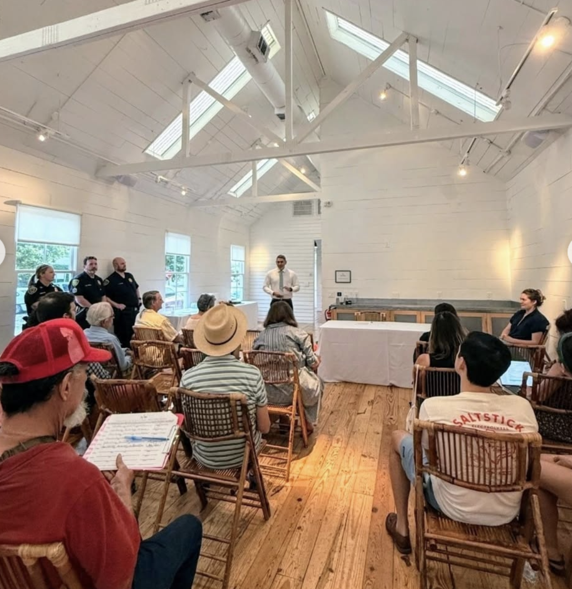 No gas station - community meeting