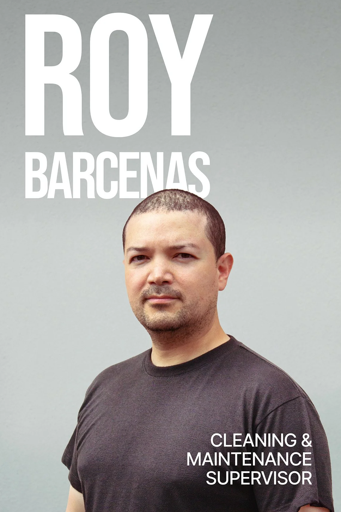 Photograph headshot of Housefit's cleaning and maintenance supervisor, Roy Barcenas