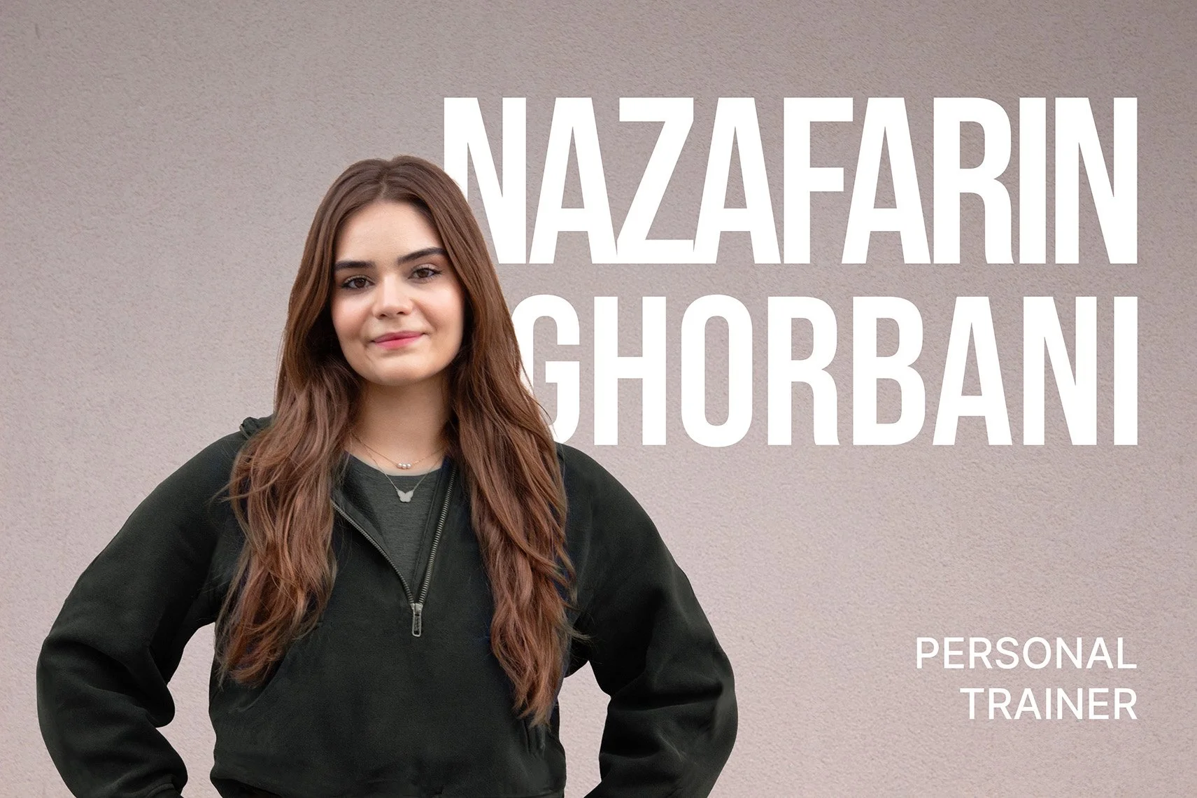 Headshot of Housefit's Certified Woman Personal Trainer: Nazafarin Ghorbani