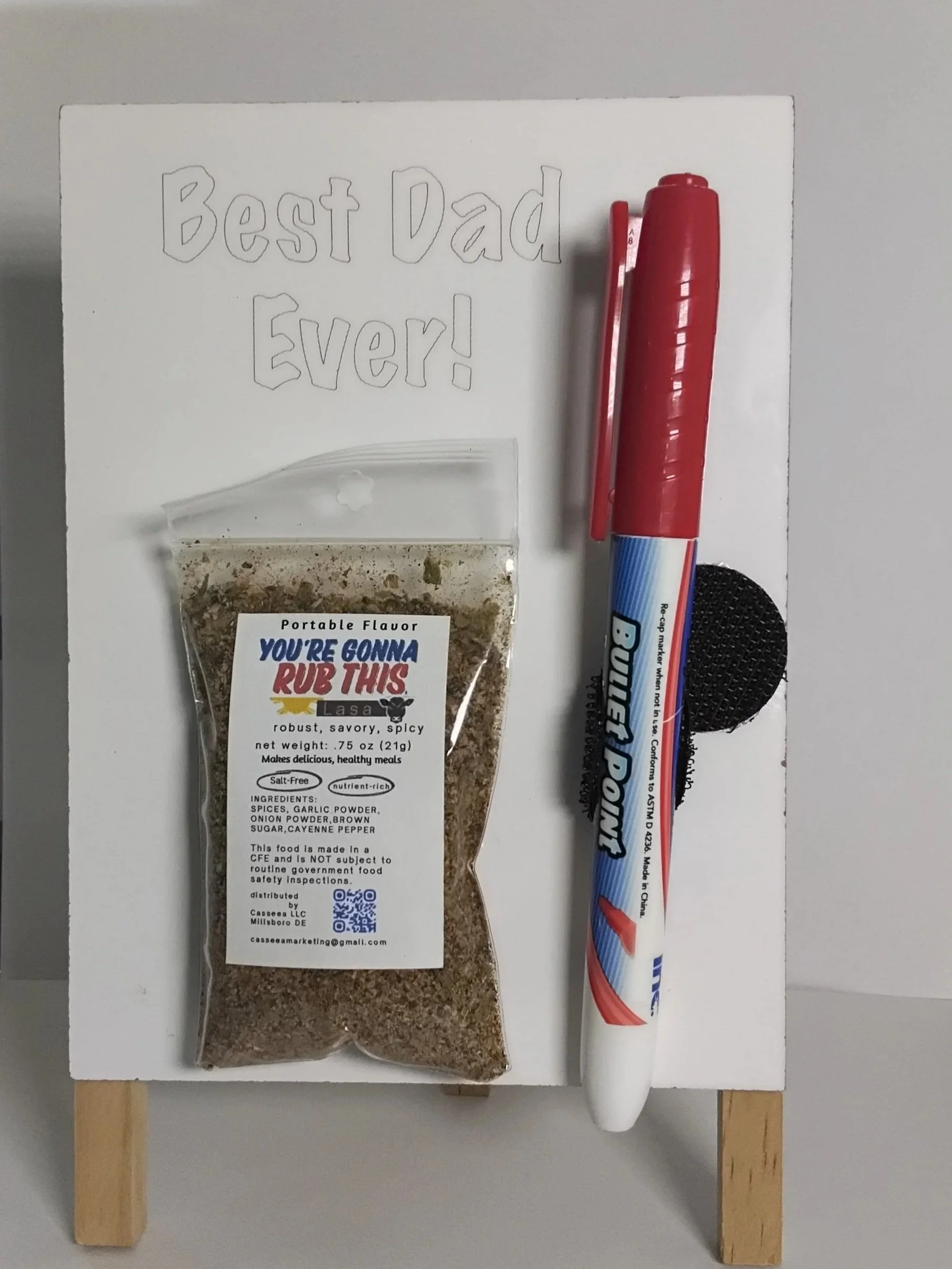 Best Dad Ever Erasable Message Board Gift