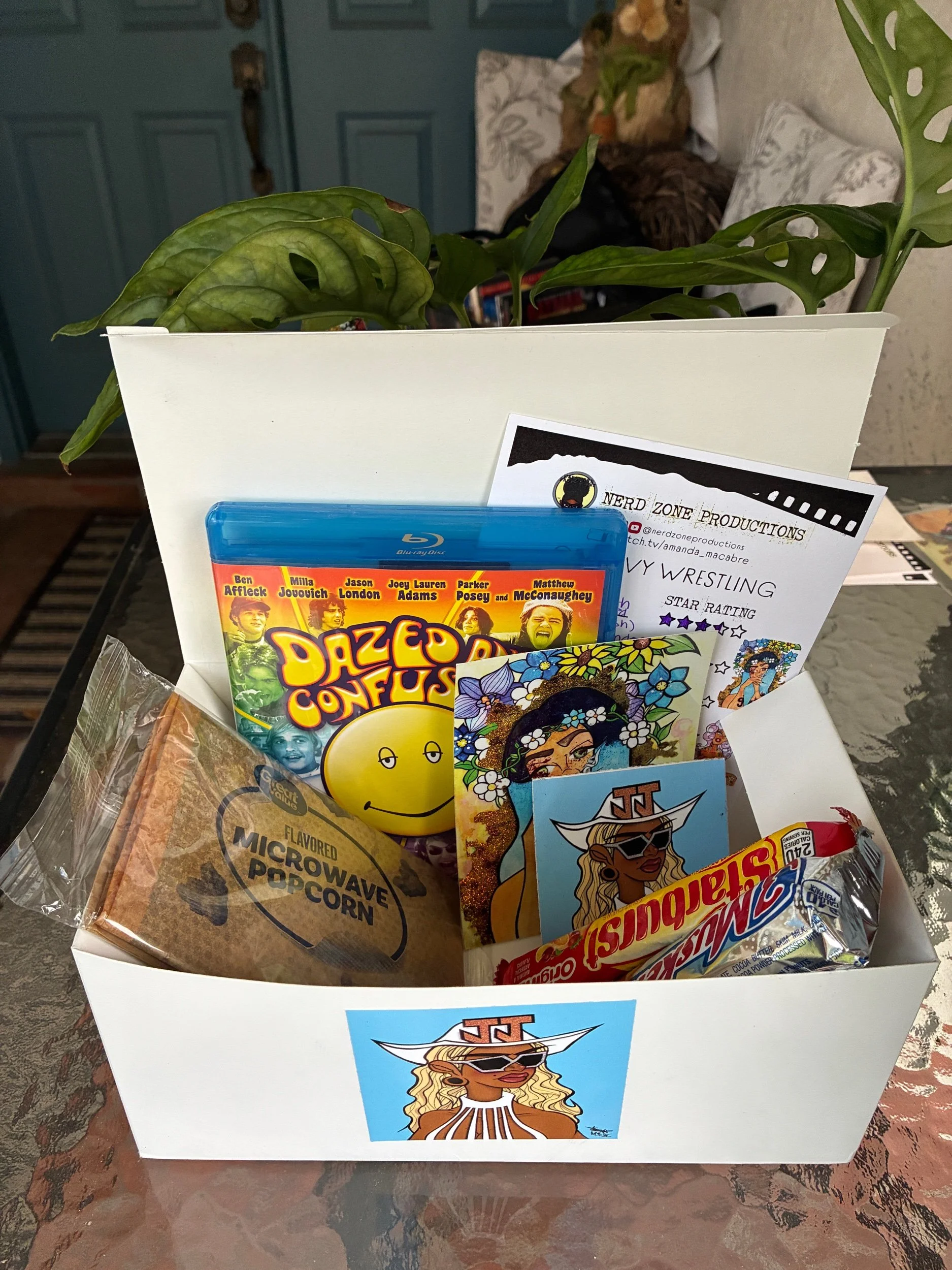 DVD Popcorn Box | Movie & Wrestling Gift Box