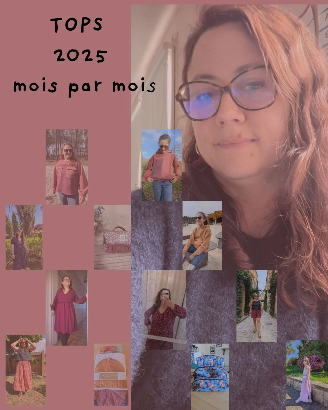 Mes pr&eacute;f&eacute;r&eacute;s de l'ann&eacute;e 2025 (partie 1)

L'ann&eacute;e 2025 a &eacute;t&eacute; riche et je retiens particuli&egrave;rement: 

Janvier: tricot
gilet ros&eacute;e dk et sophie scarf

f&eacute;vrier: sweat Lou @joli_lab  et