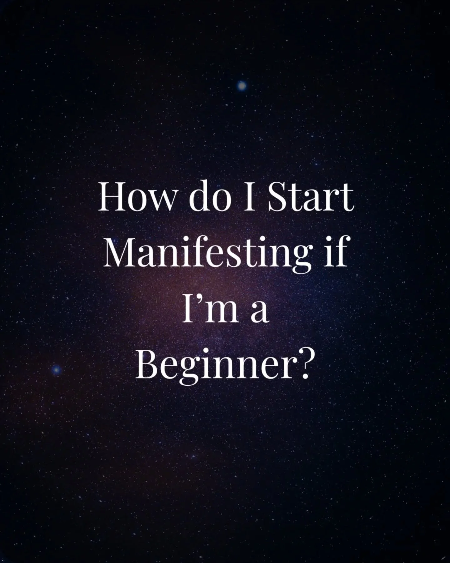 Ready to start manifesting but don&rsquo;t know where to begin?

Manifestation isn&rsquo;t just about wishing&mdash;it&rsquo;s about aligning your thoughts, energy, and actions with what you want to create. Here&rsquo;s a simple 5-step beginner&rsquo
