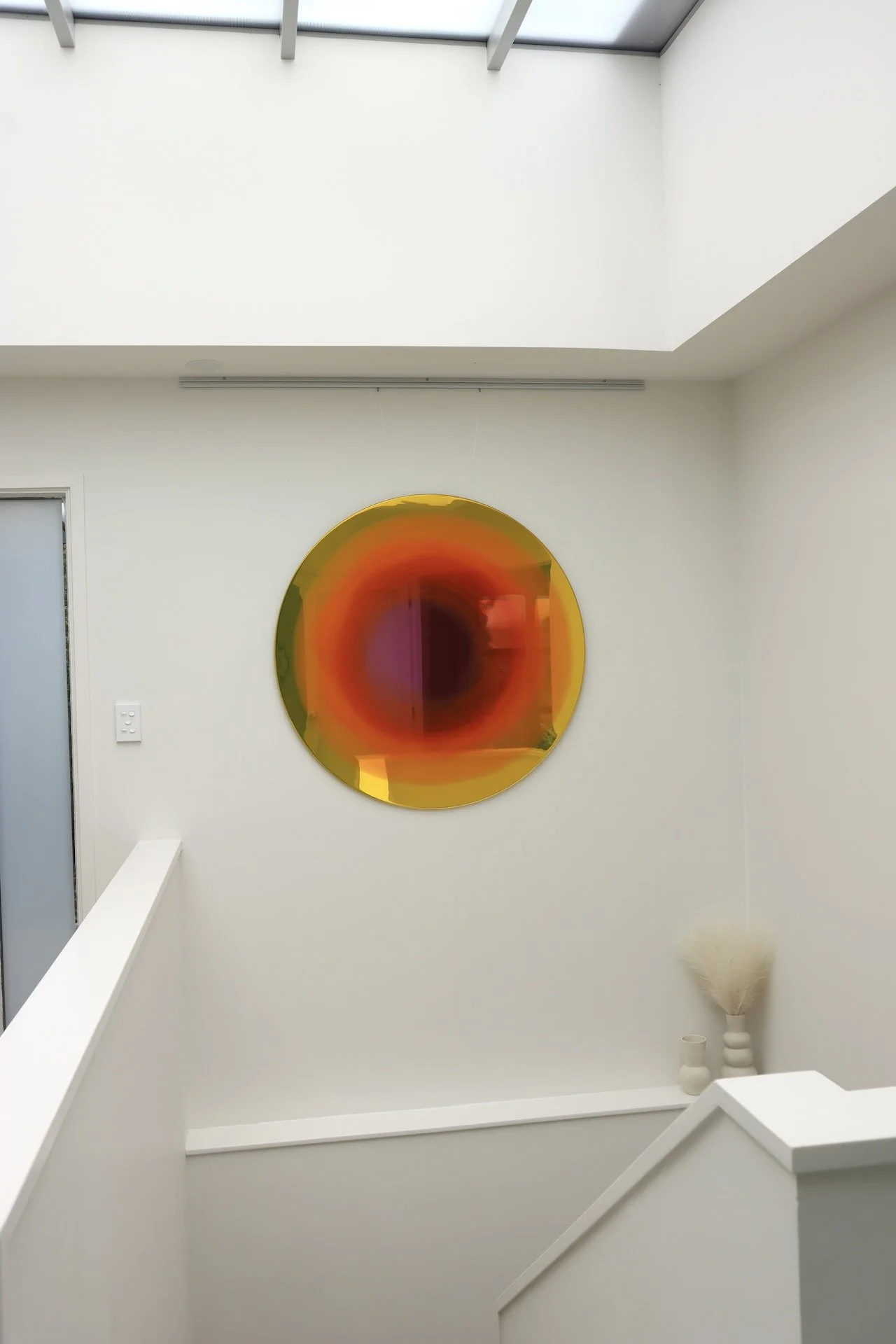 Solar Blush, 1000mm, Pigments and Epoxy Polymer on Mirror12.jpg