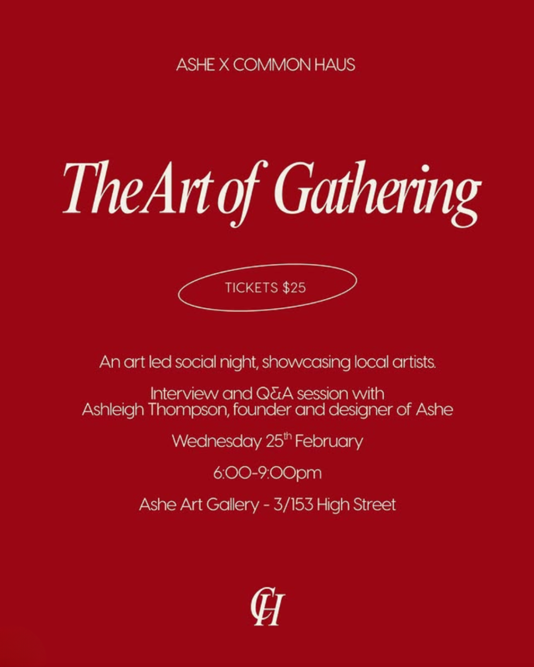 The Art of Gathering X Common Haus