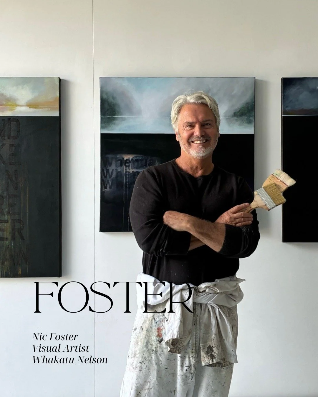 Meet the Artist: Nic Foster
 
Nelson-based artist Nic Foster approaches landscape as an immersive, sensory experience - drawing the viewer inward through colour, texture, and gesture.
 
His paintings move beyond representation, capturing the feeling 