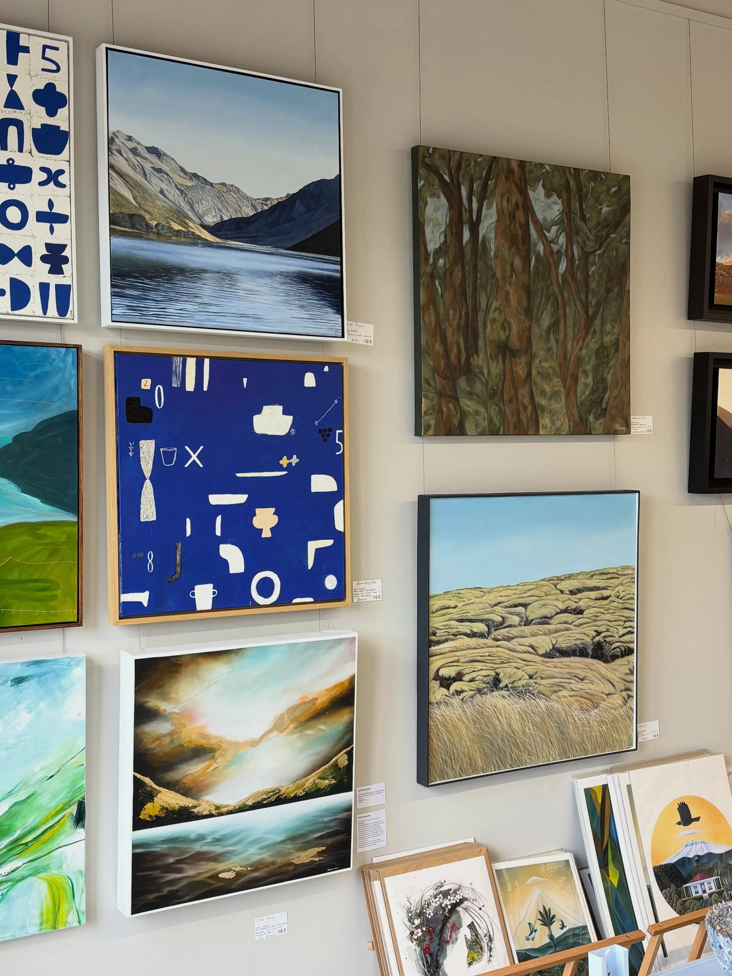 New arrivals at Ashe
Haere mai to Kevin Burgess, with a collection of exceptional traditional oil paintings capturing the landscapes of Te Waipounamu. 
 
Also newly in: a beautifully framed Ōtautahi print by Michele Bryant, plus new landscape photogr