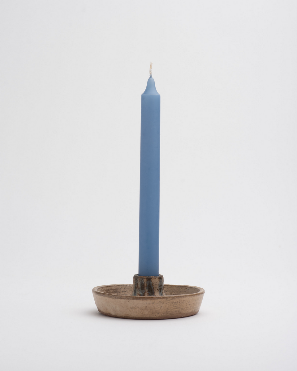 Household Taper Candle 240mm Lake Blue.png