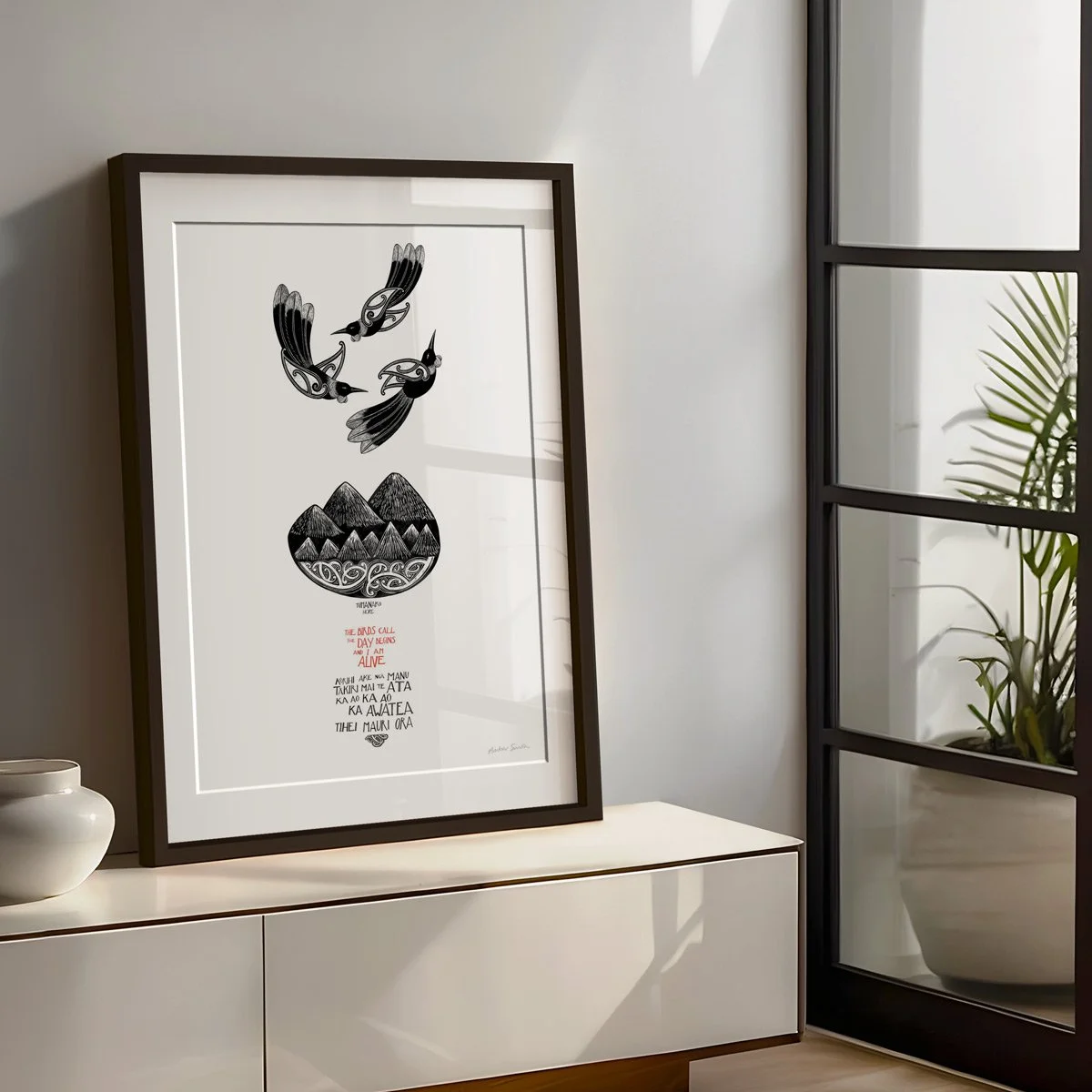 tumanako-hope-art-print-A2-frame.jpg