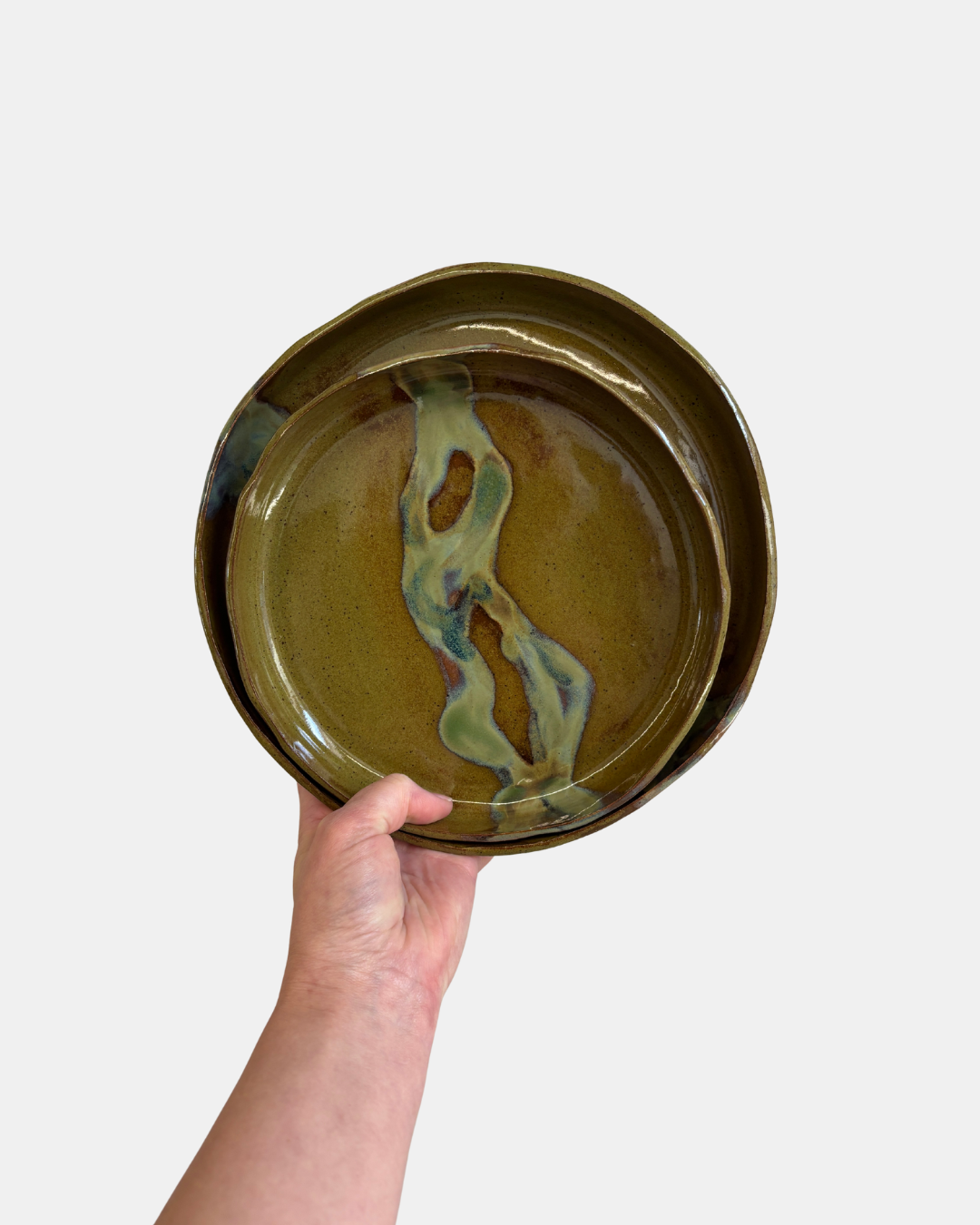 Fluid Pottery - Lake Plate Platter Set Ashe NZ1.png