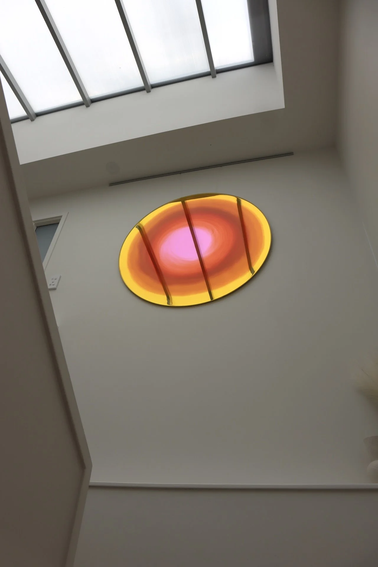 Solar Blush, 1000mm, Pigments and Epoxy Polymer on Mirror15.jpg