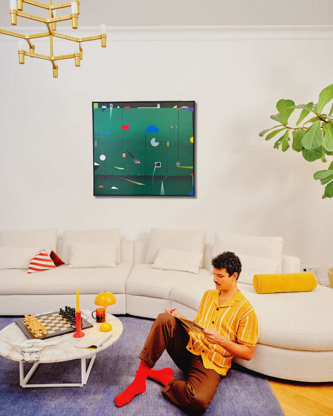 Glen Cutin Painting in Situ
