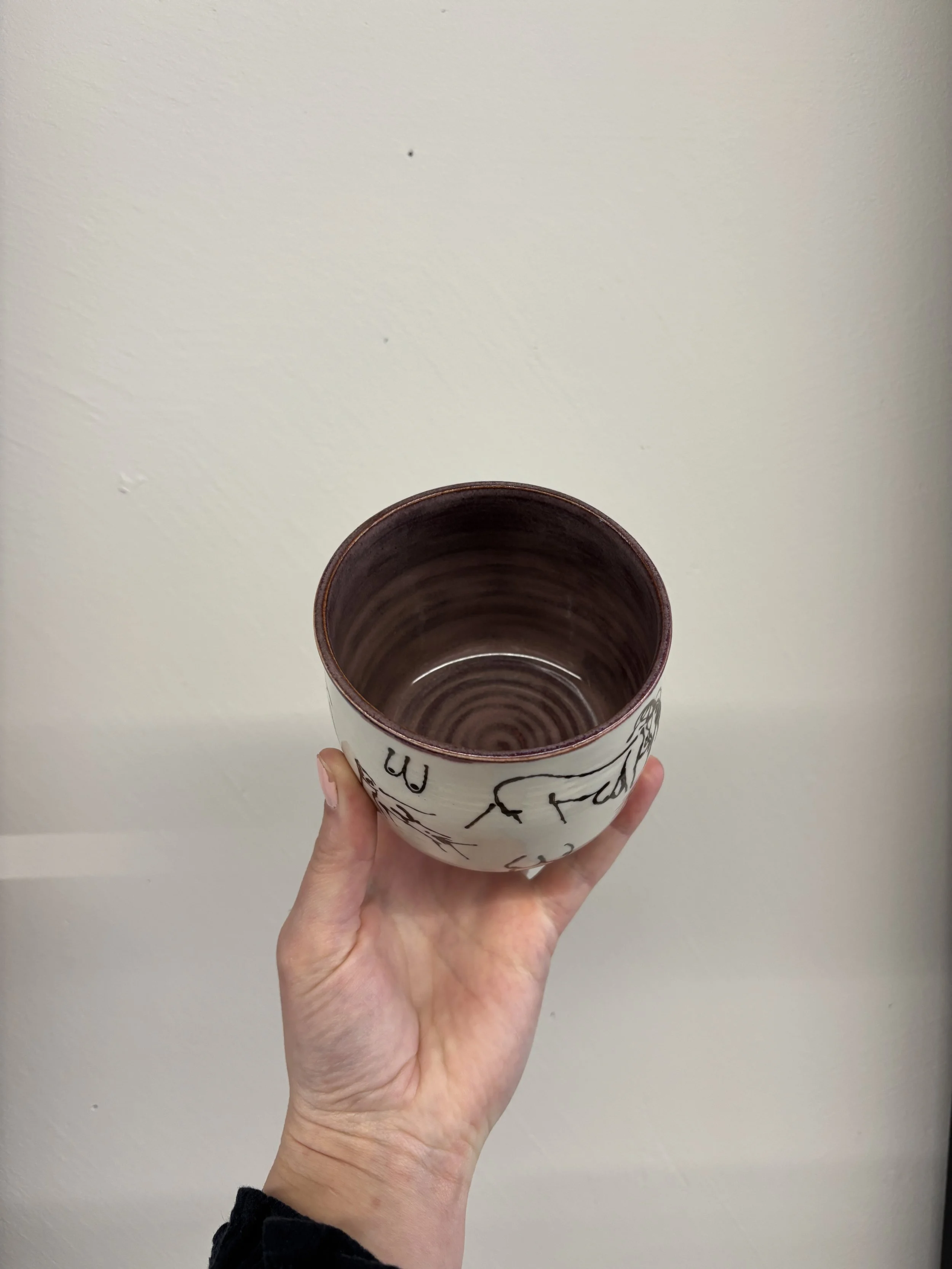 Fluid Pottery Life Drawing Tumbler Mug Purple 2.JPG