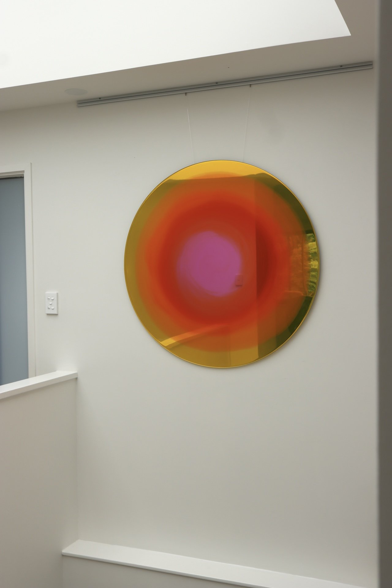 Solar Blush, 1000mm, Pigments and Epoxy Polymer on Mirror1.jpg