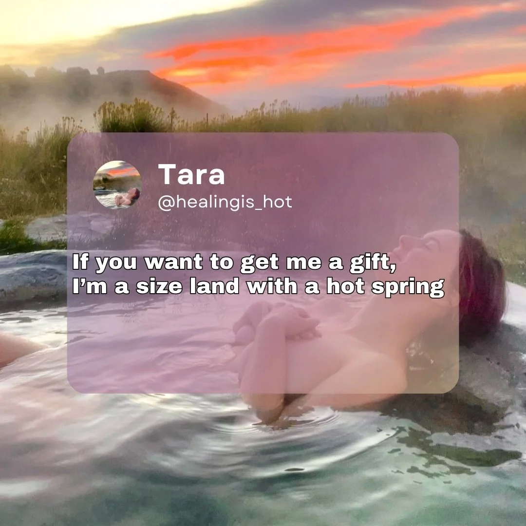 Who wants to help me create a hot springs commune someday? ❤️&zwj;🔥❤️&zwj;🔥❤️&zwj;🔥 I&rsquo;ve traveled the world studying thermal waters, their communities, and still have so much to learn before I create an eco village that protects and honors t