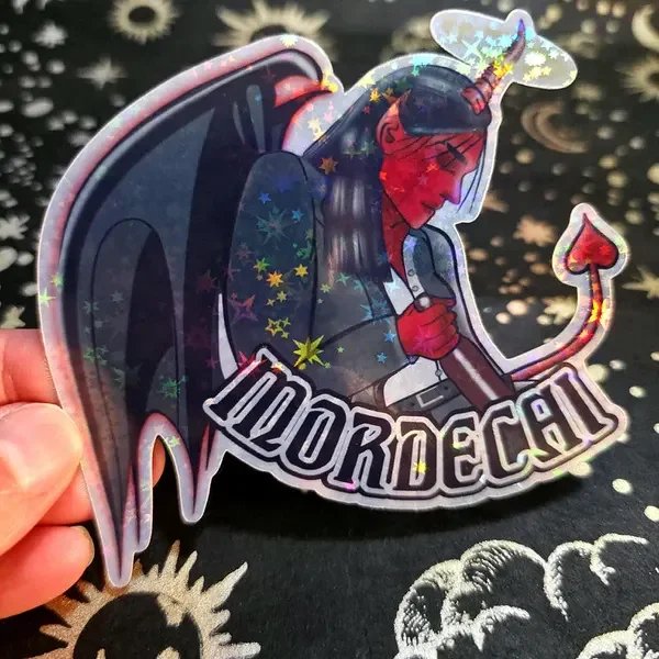 mordecai incubus sticker from u/ConspiracyxTheory13