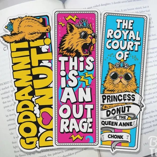 Donut Bookmarks from u/OhOhOkayThenOk