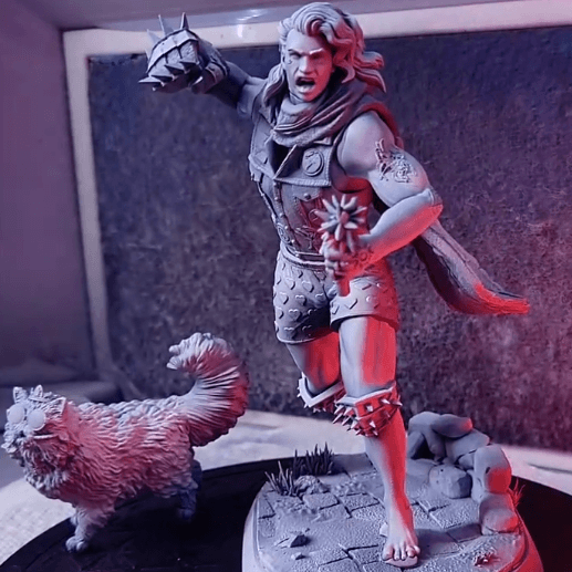 Carl & Donut (Print + Paint) by u/razorangel