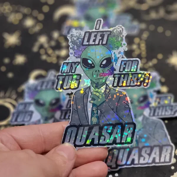 quasar sticker from u/ConspiracyxTheory13