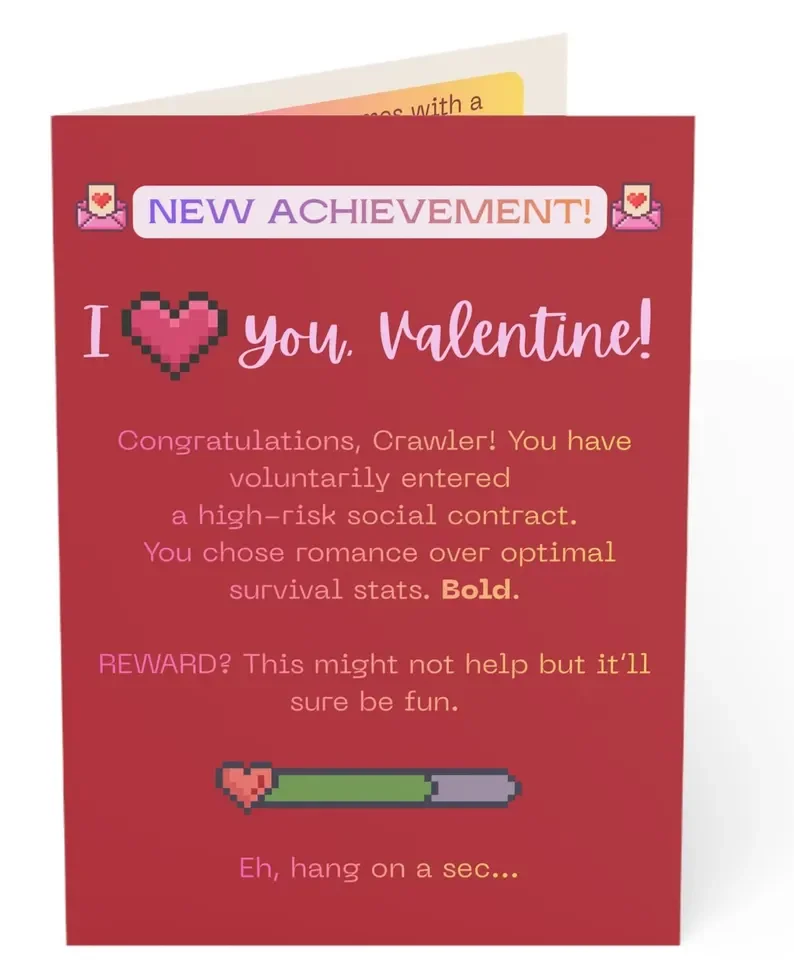 New Achievement Valentine's Day card by u/VeterinarianNo229 