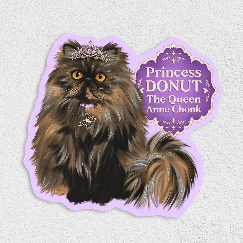 Donut Sticker by u/cat_loaf_studio
