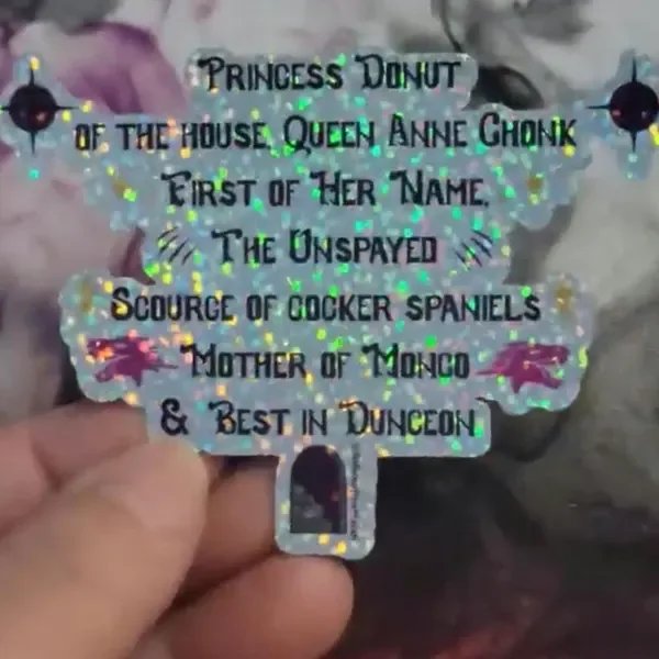 donut sticker from u/ConspiracyxTheory13