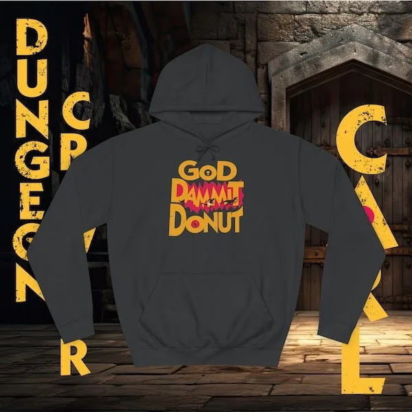 God Damnit Donut Hoodie by w/entitledprune