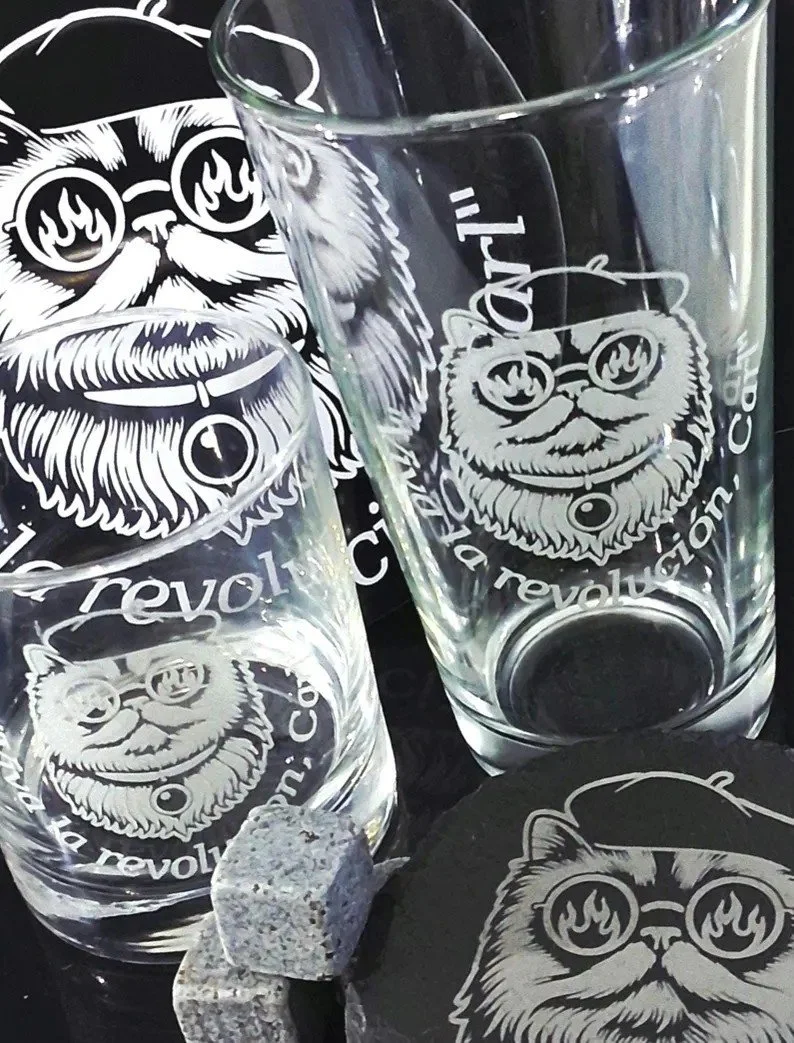 Donut glass & coaster set from u/Unit-32075428912