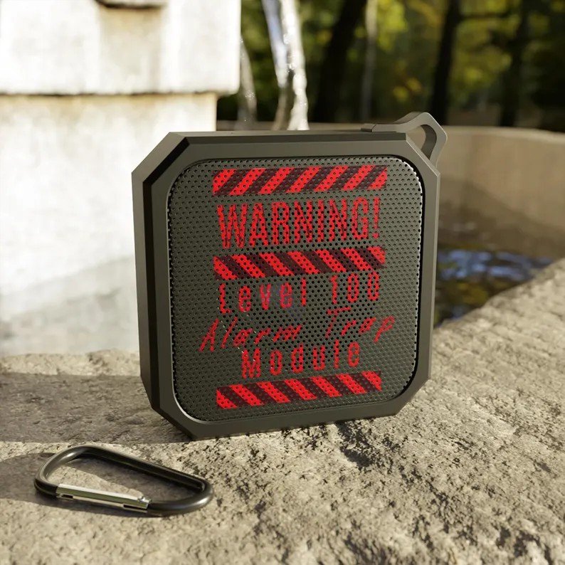 Alarm trap bluetooth speaker from u/Muted_Emergency5616