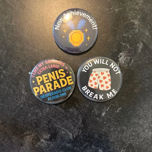 Various Pins from u/OkEggplant4959