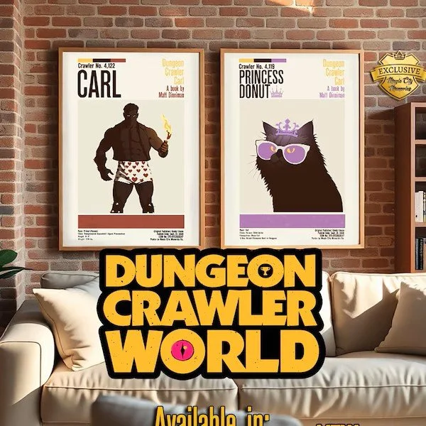 Carl & Donut Profile Posters by Magic City Memories