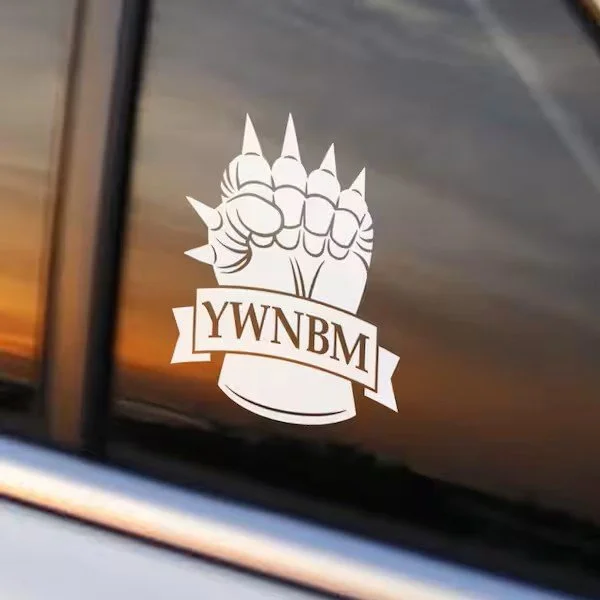 you will not break me car sticker from u/jeveart