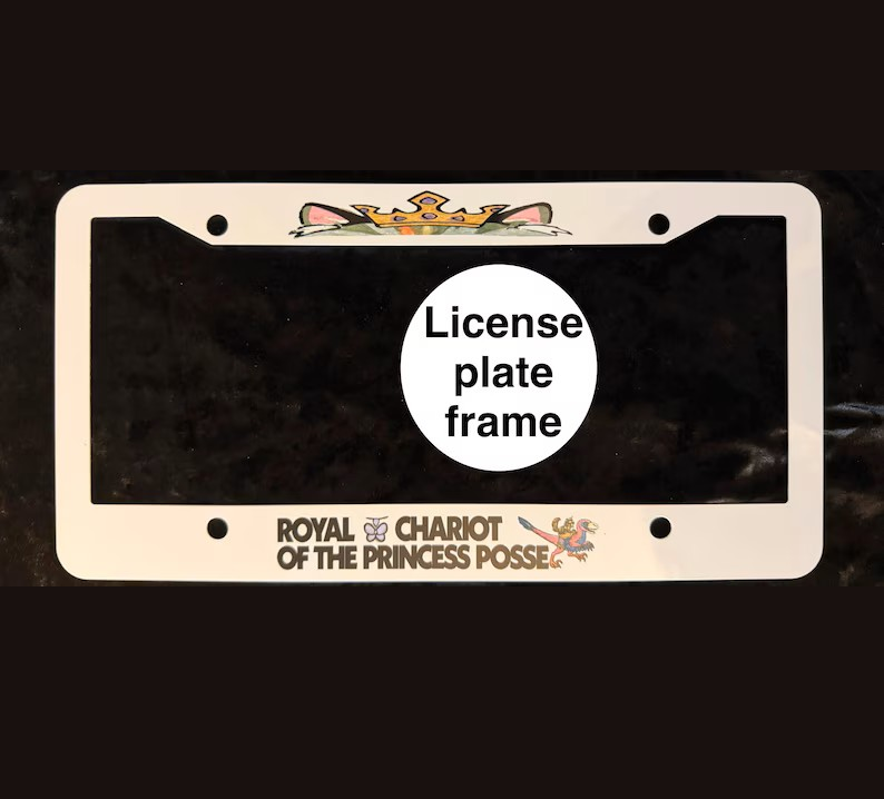 Princess Posse License Plate Frame by u/Mishcief