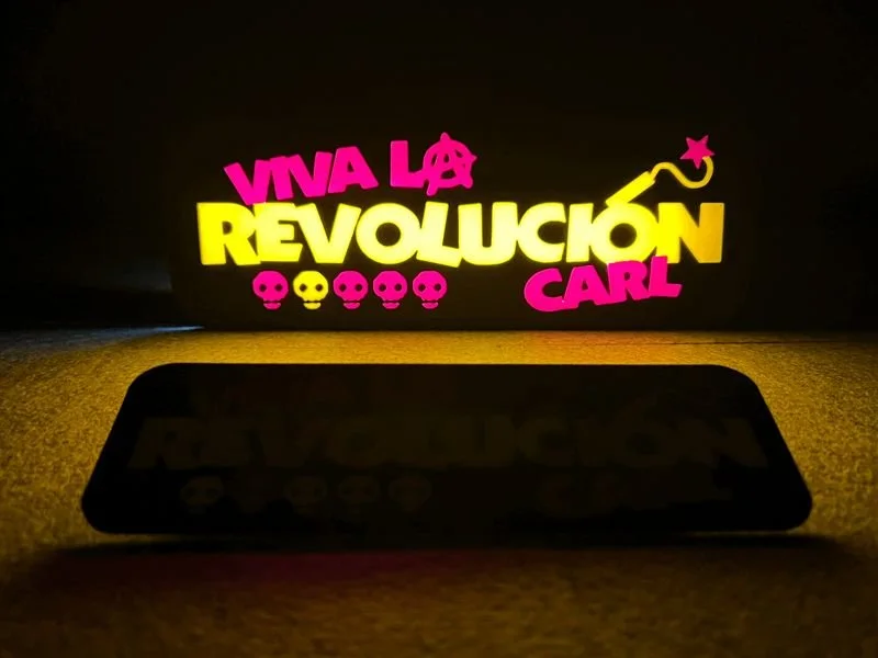 3d file (Viva lightbox & bookmark) from u/undeadriot3d