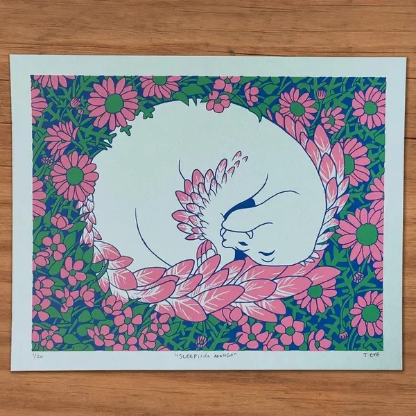 mongo screenprint by u/jeveart