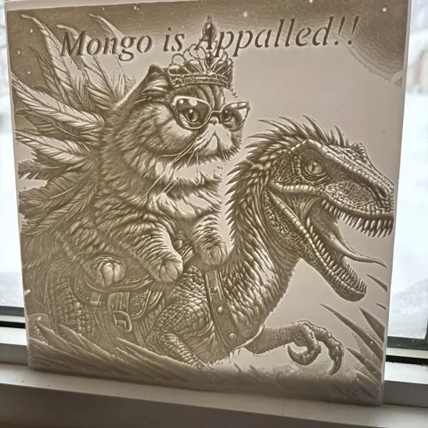 Donut & Mongo lithophane light file from u/remarkable-oil-9407