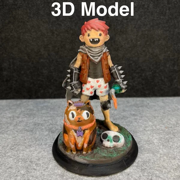 Adventure Time Carl and Donut (file only) by u/Undeadriot3d