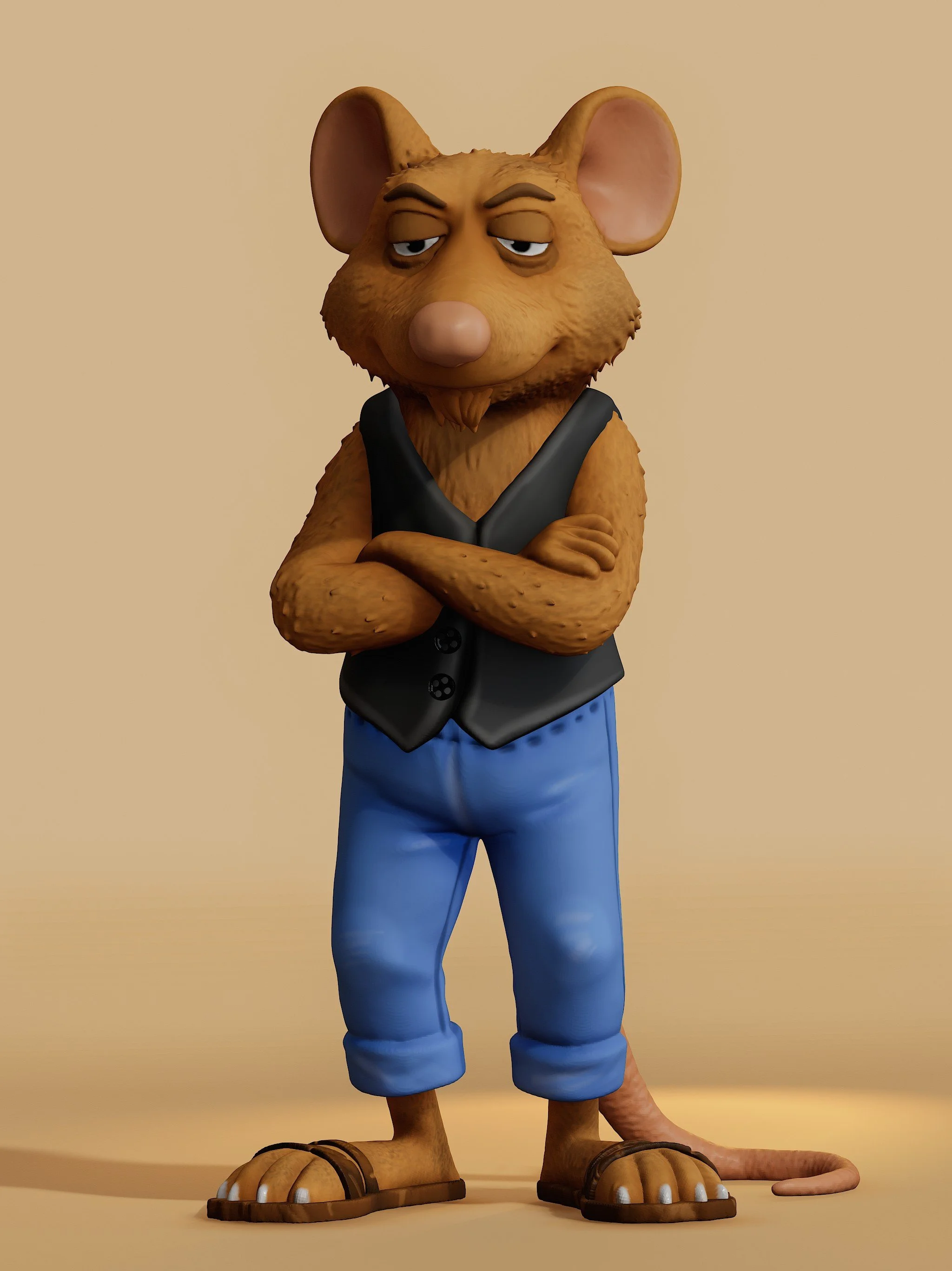 3d file (mordecai) from u/AutoEnd