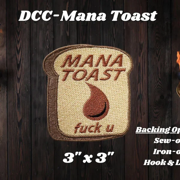 Mana Toast Patch from u/PatchSaddams