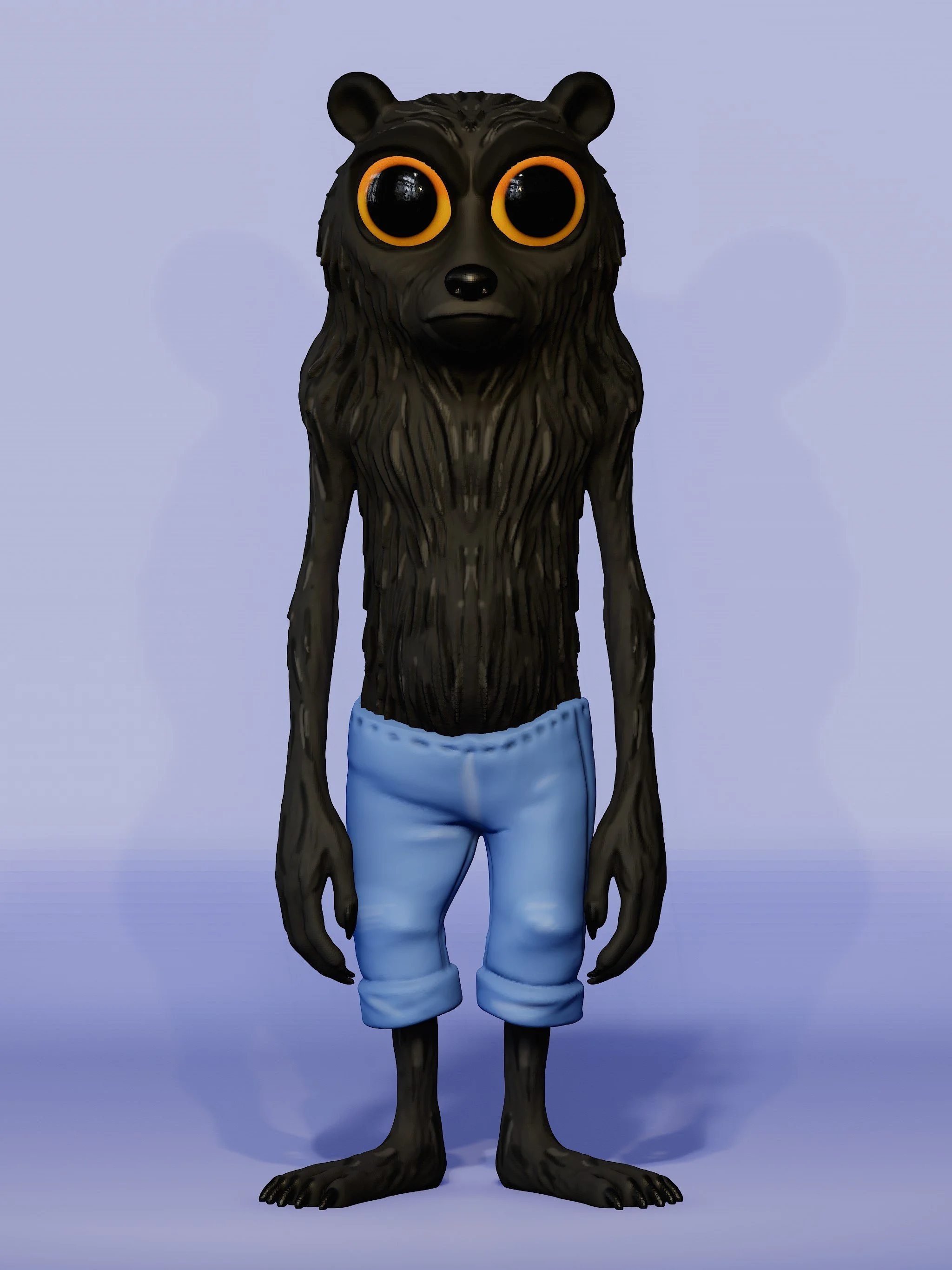 3d file (mordecai) from u/AutoEnd