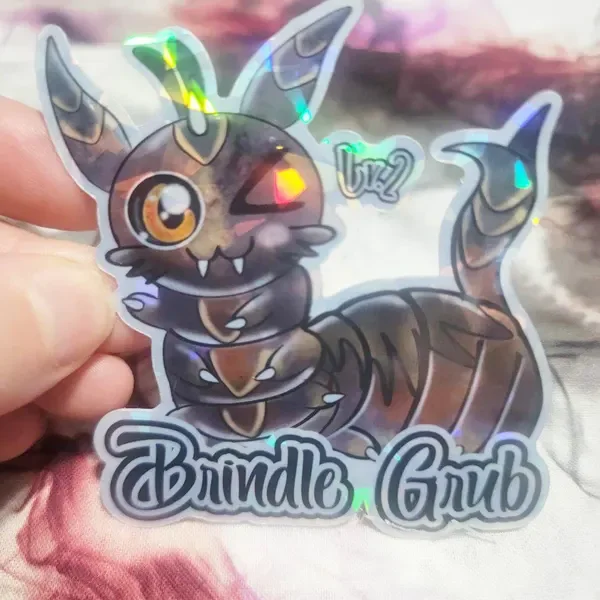 brindle grub sticker from u/ConspiracyxTheory13