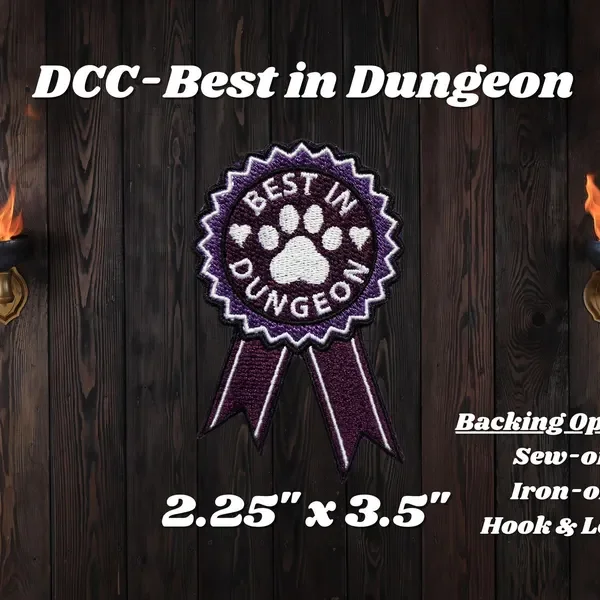 Best In Dungeon Ribbon Patch from u/PatchSaddams