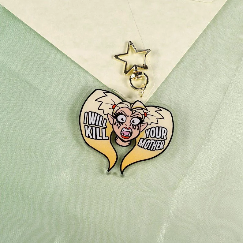 samantha keychain from u/CaughtDrawing