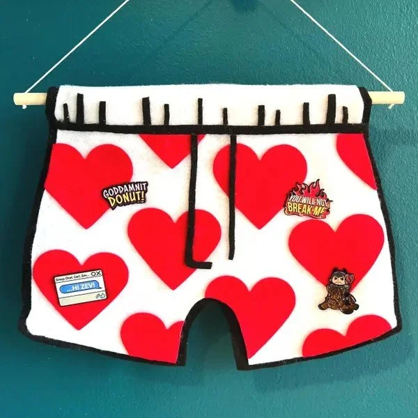 Felt Pin Display from u/clembot53000