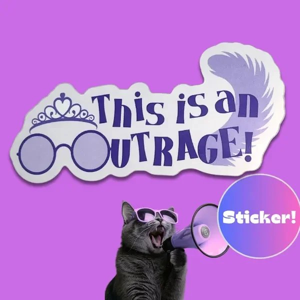 donut sticker outrage from u/doomscrollercoaster